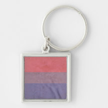 BISEXUAL PRIDE VINTAGE DESIGN KEY CHAIN