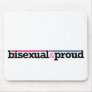 Bisexual&proud White Mousepad