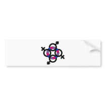 Bisexual Ring Bumper Sticker