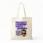 Bisexuality & Monogamy Tote Bags