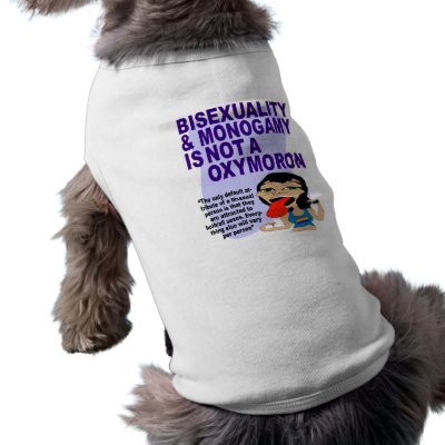 Bisexuality & Monogamy Pet Tee by sunlover1975