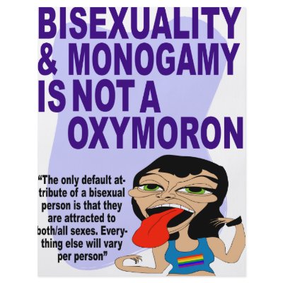 Bisexuality & Monogamy Personalized Flyer by sunlover1975
