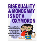 Bisexuality & Monogamy postcards