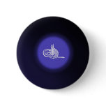 Bismillah - In the name of Allah blue calligraphy Pins