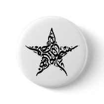 Bismillah Star Motif Pinback Buttons