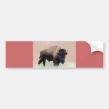 Bison / Buffalo Bumper Stickers