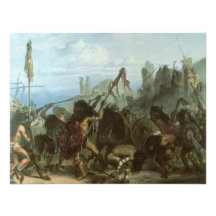 Bison Dance by Karl Bodmer Custom Invites