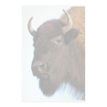 bison personalized stationery