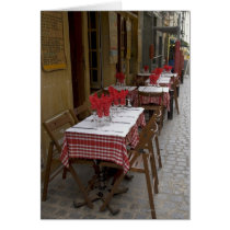 Bistro in Paris Greeting Card