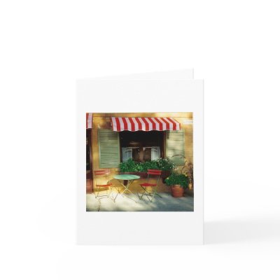 Bistro ~ Note Card by ItalianGirlinGeorgia