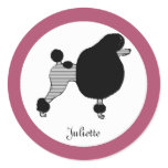 Bistro Poodle - Customisable stickers
