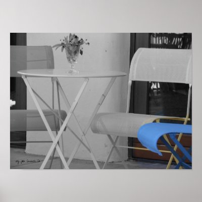 Bistro Table photo Print by ctg_foto