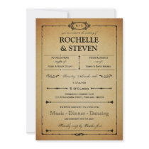 Bistro  Wedding Invitation