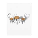 BistroSetting122410 Post Card