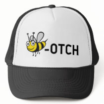 Bitch "Bee-Otch" Mesh Hats