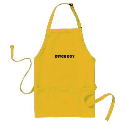 Bitch Boy Apron by wetnosedesign