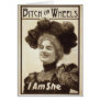 Bitch on Wheels custom card