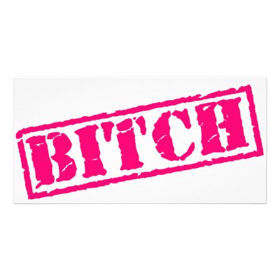 Bitch Stamp by ColorShow