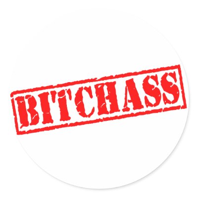 Bitchass Stamp by StampFun