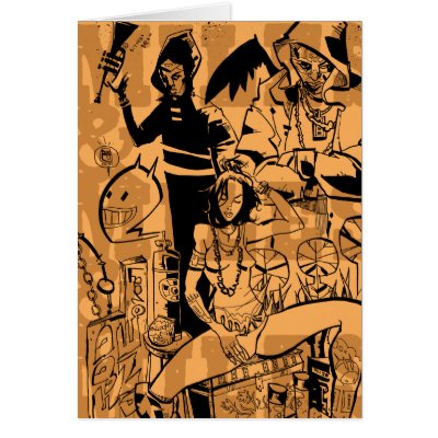 Bitches Brew Greeting Card by 40ozcomics