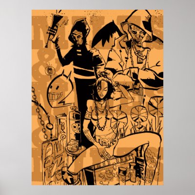 Bitches Brew Print/Poster by 40ozcomics