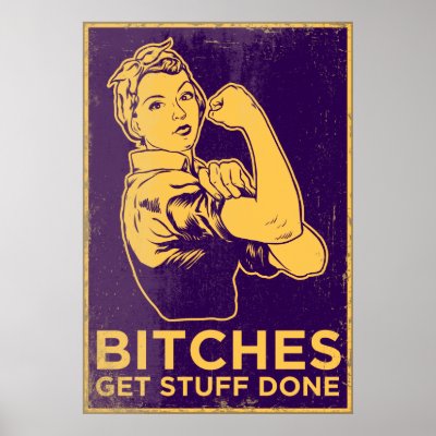 Bitches Print by OfficeGangsta