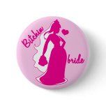 Bitchin Bride wedding marriage woman Buttons