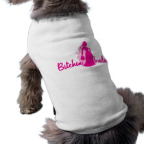 Bitchin Bride wedding marriage woman Dog Tee
