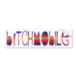 BITCHMOBILE Bumper Sticker bumper stickers
