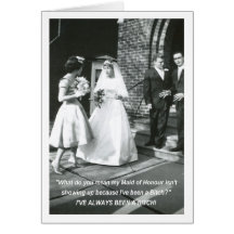 Bitchy Bride Maid of Honour Card