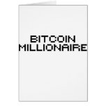 Bitcoin Millionaire Greeting Cards