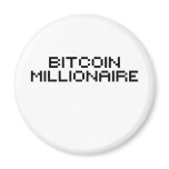 Bitcoin Millionaire Fridge Magnet