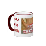 bite me, 2 early in the morning!, lilandsexy.com mugs