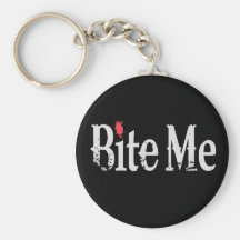Bite Me (Blood) Keychain