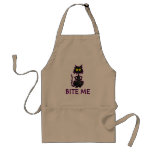 Bite Me! Cat Gift Designs Apron