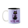 Bite Me! Cat Gift Designs Coffee Mug