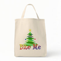 Bite Me Christmas Tree Bag