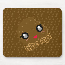 Bite Me! cookie edition Mouse Pads