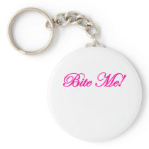 Bite Me Design Key Chain