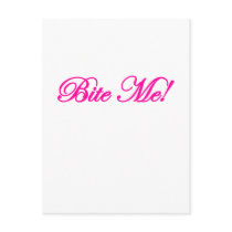 Bite Me Design Postcard