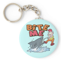 Bite Me Fishing T-shirts and Gifts Key Chains