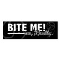 BITE ME FL!RT CARD business cards