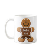 Bite Me Gingerbread Coffee Mug