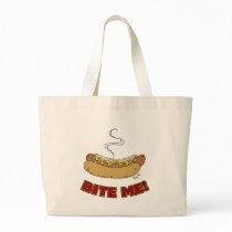 Bite Me - Hot Dog Tote Bags