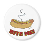 Bite Me - Hot Dog magnets