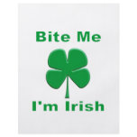 Bite Me I'm Irish Flyer Design