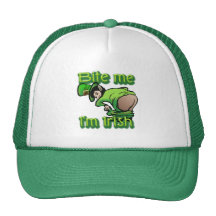 Bite me. I'm Irish. Mesh Hats