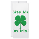Bite Me I'm Irish rack cards