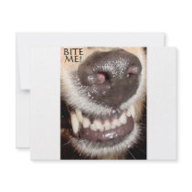 BITE ME! PERSONALIZED ANNOUNCEMENT