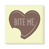 Bite Me Fridge Magnet